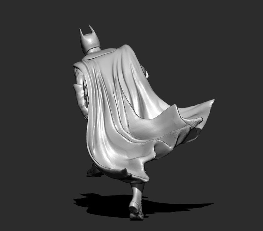 Batman 3D print model running 3D print model_4
