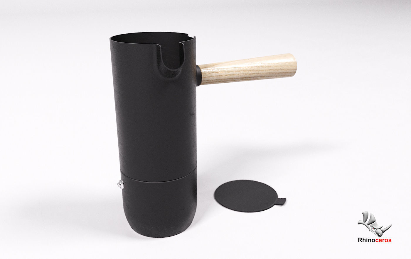 STELTON Collar Espresso Maker 3D model_3