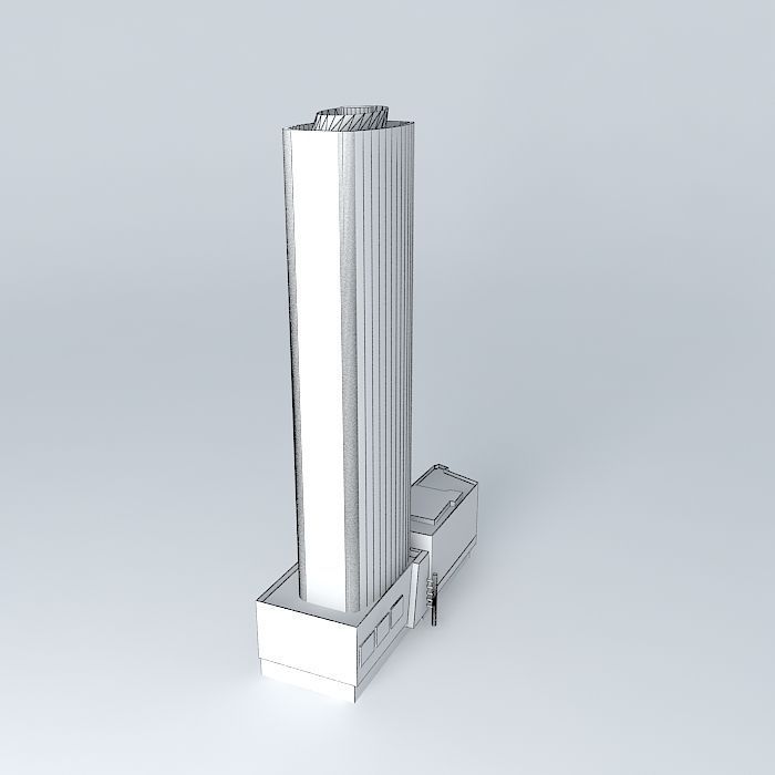 Wuhan International Trade Building 3D model_4