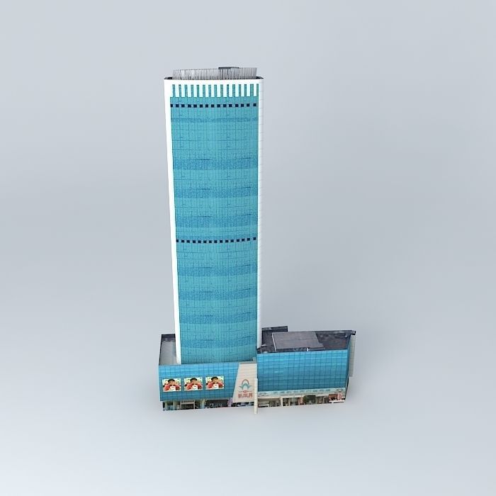 Wuhan International Trade Building 3D model_1