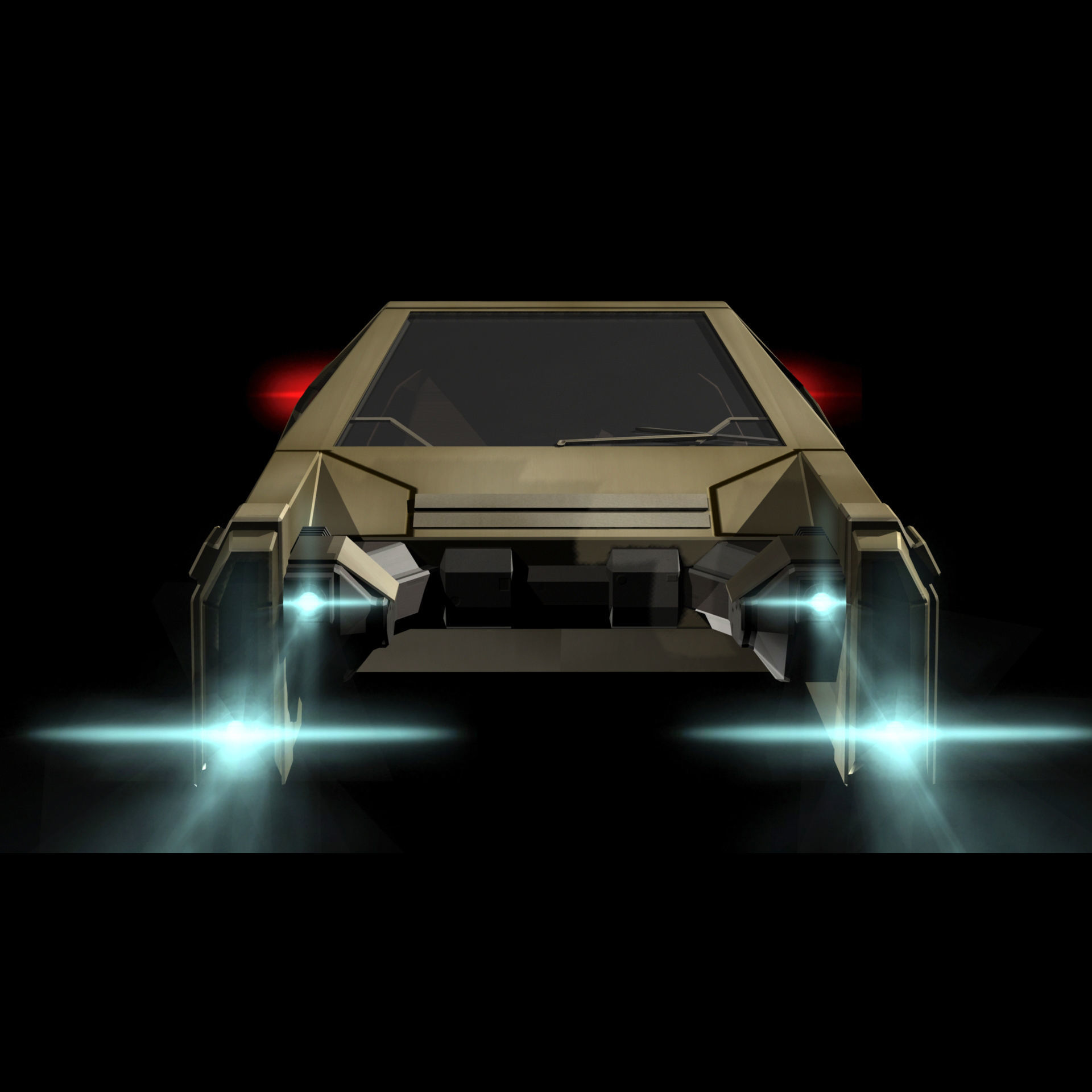 Flying Car 2049 3D model_7