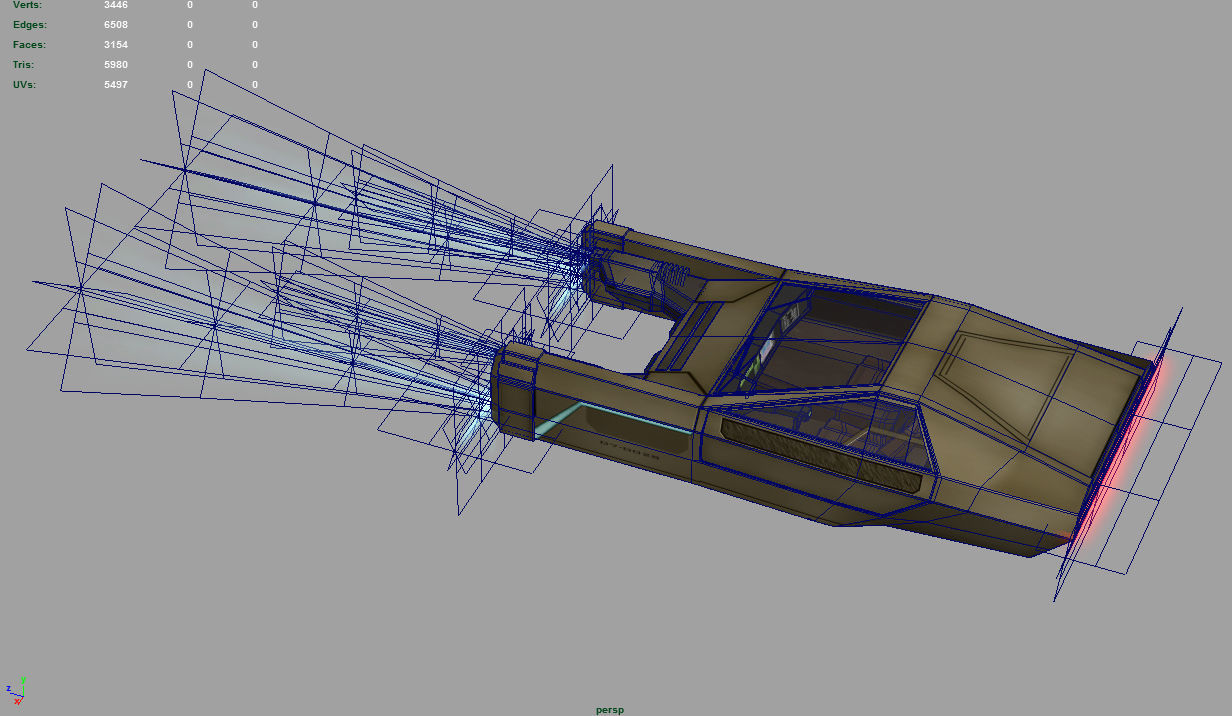 Flying Car 2049 3D model_9