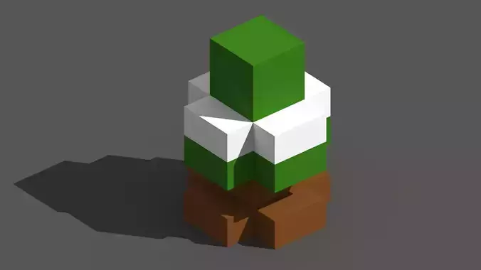 Xmas Tree Voxel - 1