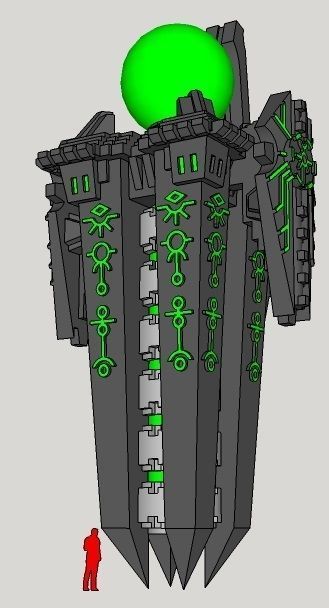 6mm DeathBot Aeonic Orb 3D print model_2