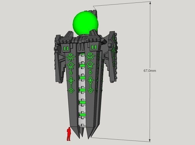 6mm DeathBot Aeonic Orb 3D print model_4