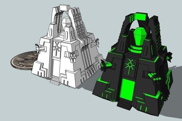 6mm DeathBot War-Pyramid 3D print model_1