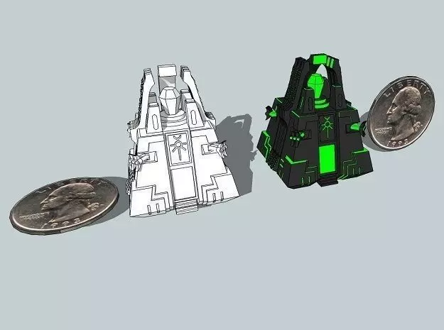 6mm DeathBot War-Pyramid 3D print model_0
