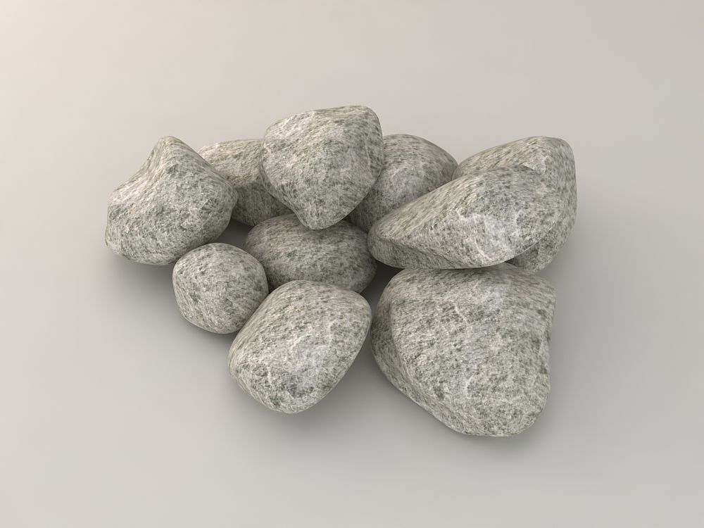 Stones - Low Poly pile of rocks Low-poly 3D model_5