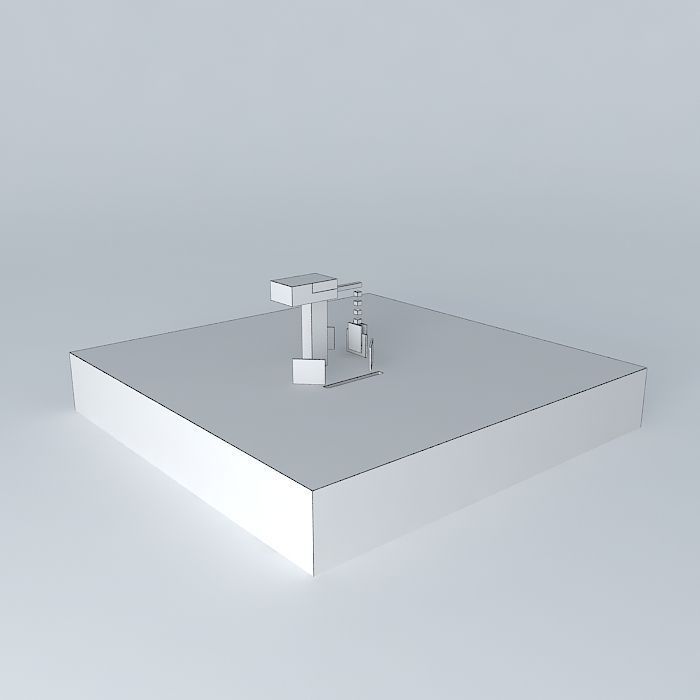 sketchyphysics crane Free 3D model_3