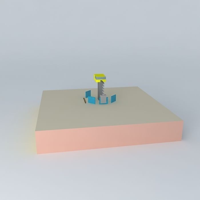 sketchyphysics crane Free 3D model_2