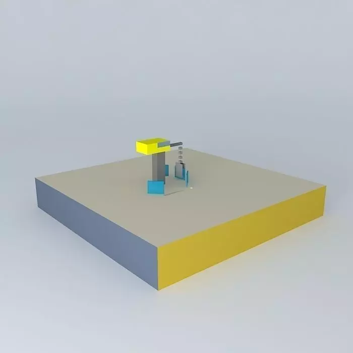 sketchyphysics crane Free 3D model_0