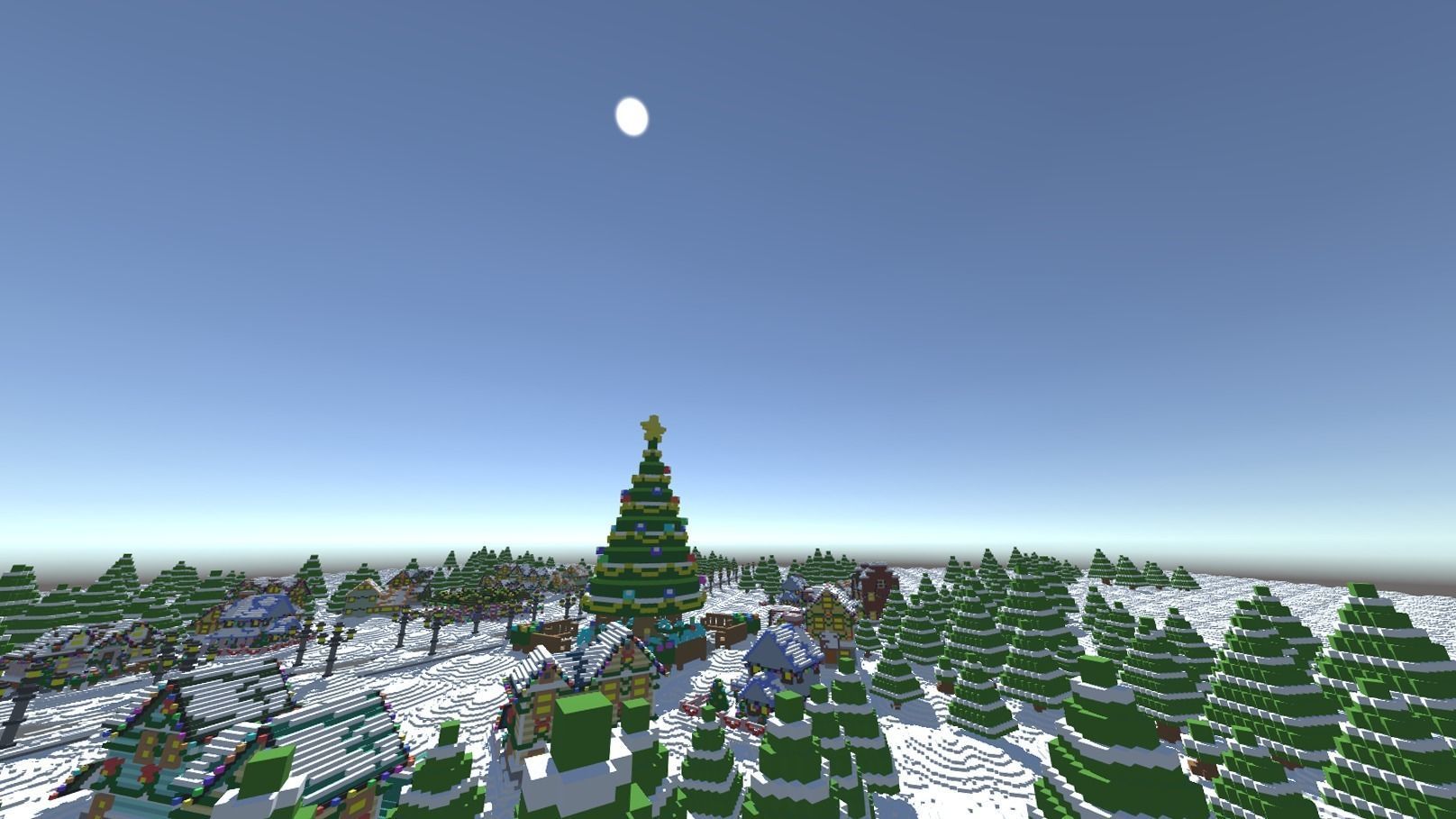 Full Pack Christmas House Voxel Low-poly 3D model_4