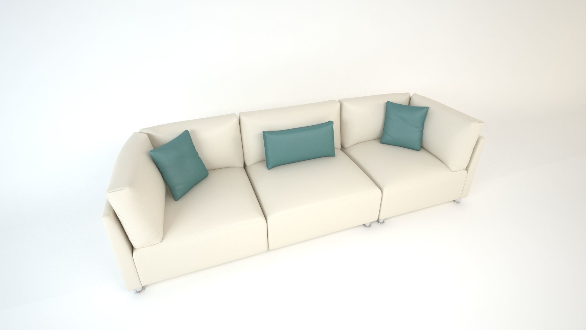 Modern Sofa set 3D model 3D model_3