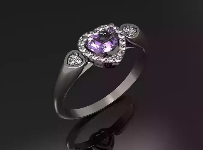 Ring with diamonds 17