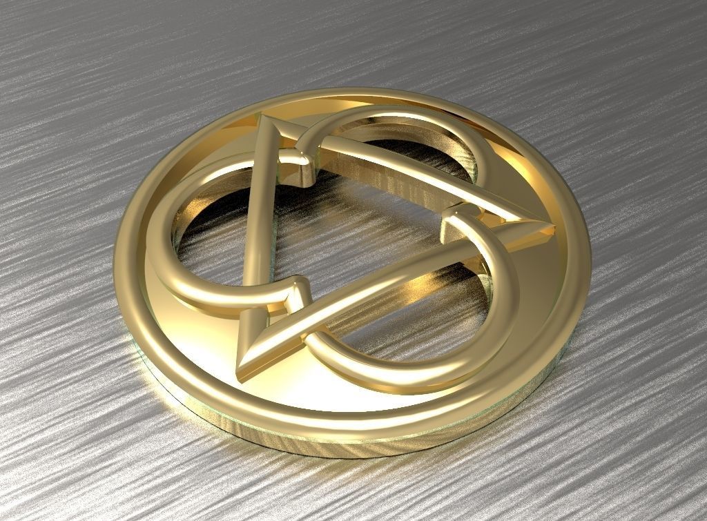 Pendant Christian symbol 3D print model_1