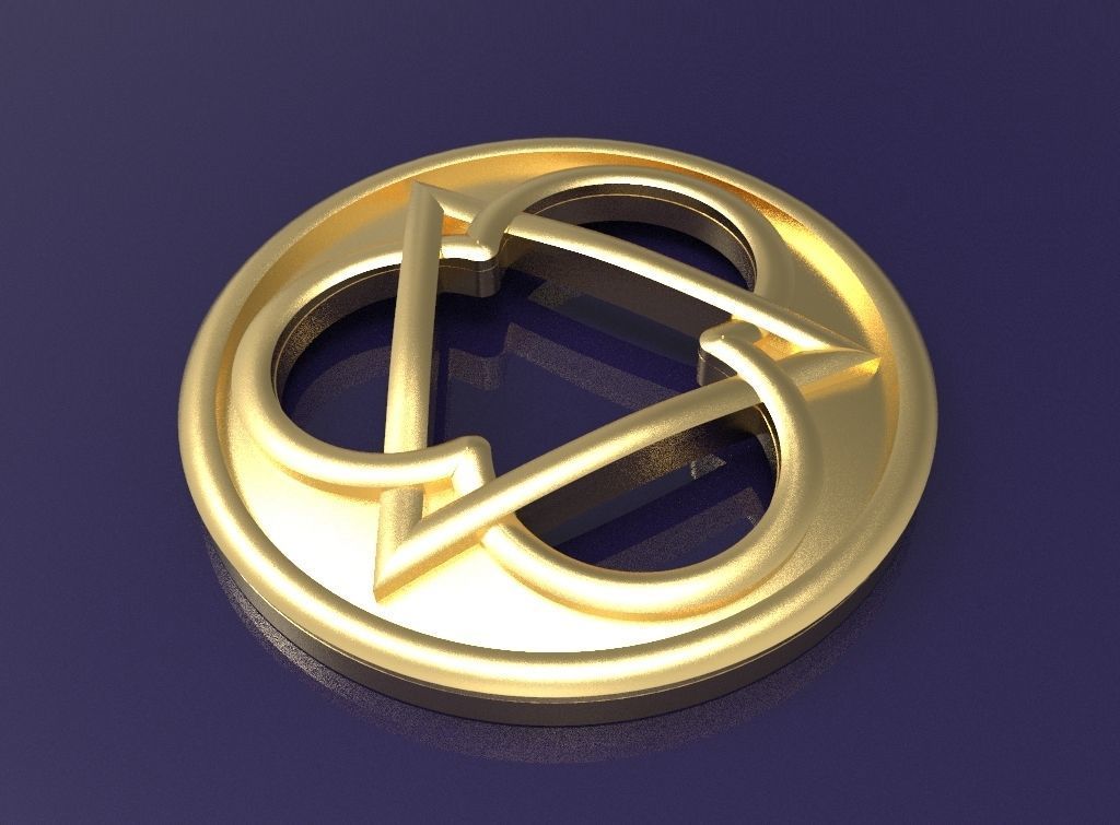 Pendant Christian symbol 3D print model_2