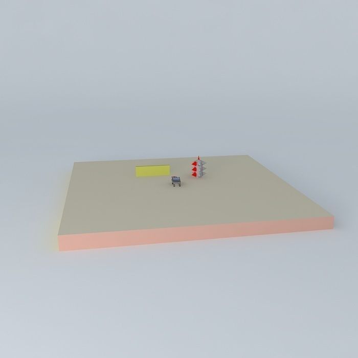 robot fight Free 3D model_2