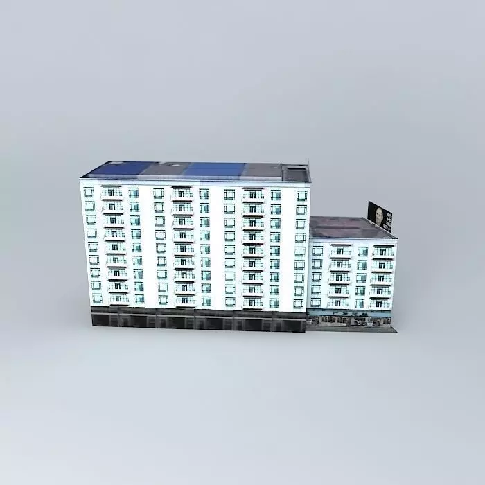 Hankou Shanghai Pudong Development Bank 3D model