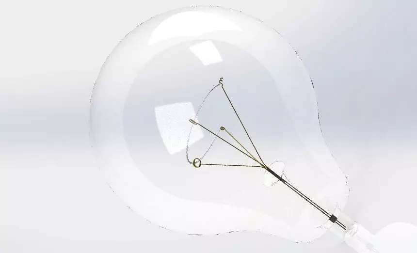 Bulb and individual components 3D print model