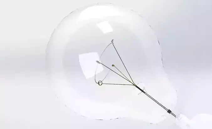 Bulb and individual components 3D print model
