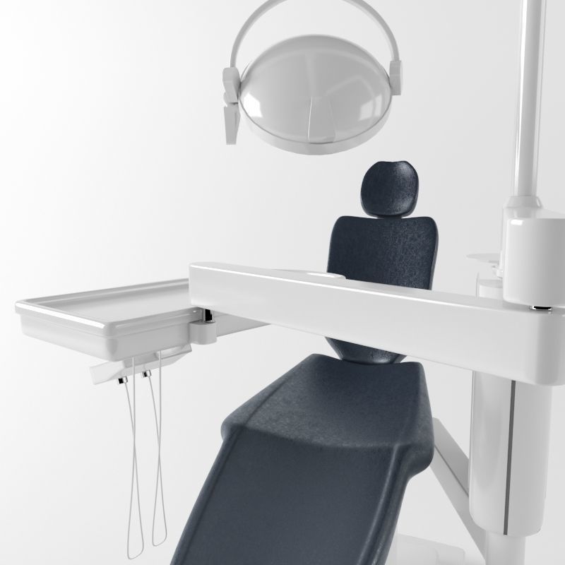 Dentist Chair High Quality Dental 3D model_7