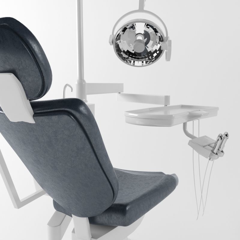Dentist Chair High Quality Dental 3D model_6