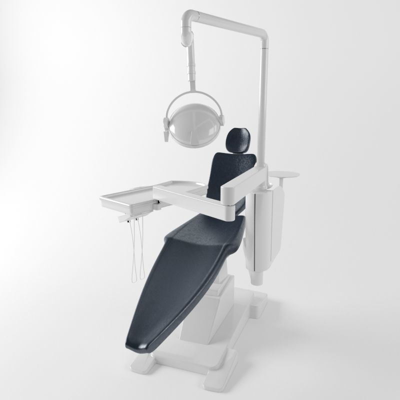 Dentist Chair High Quality Dental 3D model_5
