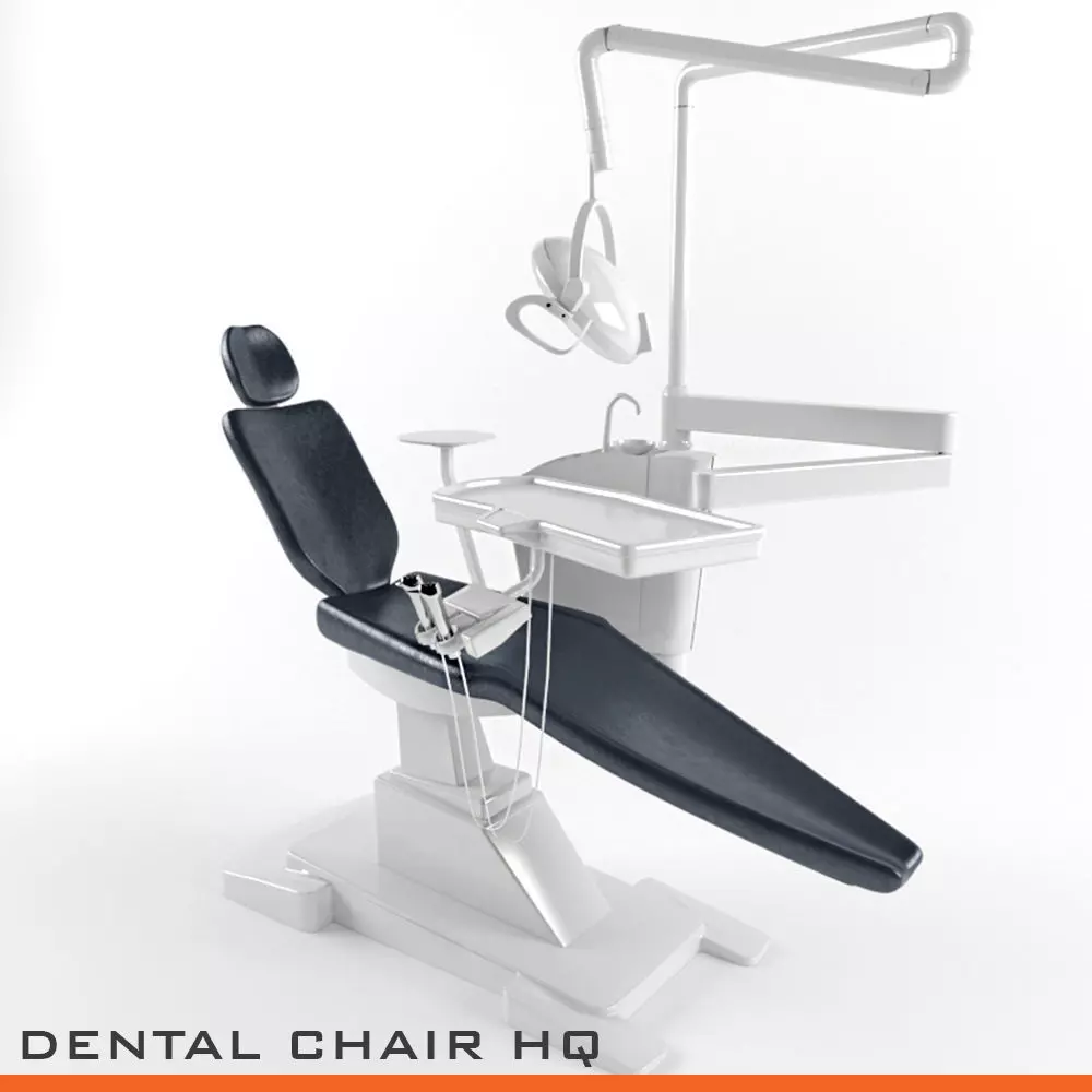 Dentist Chair High Quality Dental 3D model_0