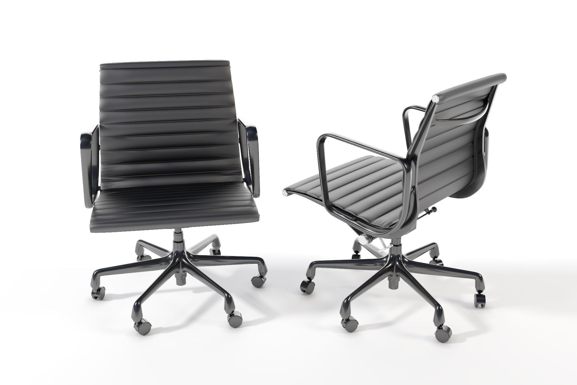 Eames Aluminum Group Management Chair 3D model CGTrader