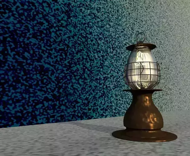 old oil light Tungsten hand lamp in different scenes