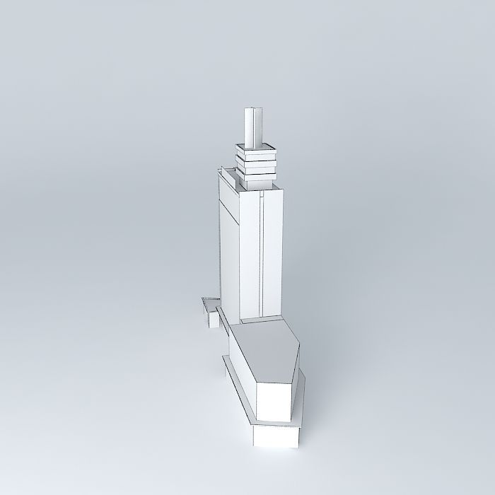Wuhan Changhang Building 3D model_4