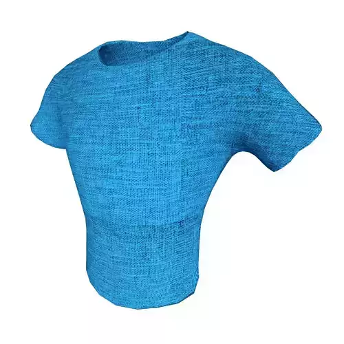 T-shirt 003 Lowpoly 3D model Vray Ready Game Ready VR AR Ready