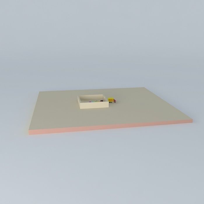 No Odinary Fork lift 2 (sketchyphysics) Free 3D model_2