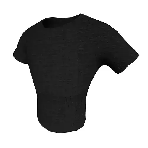 T-shirt 005 Lowpoly 3D model Vray Ready Game Ready VR AR Ready