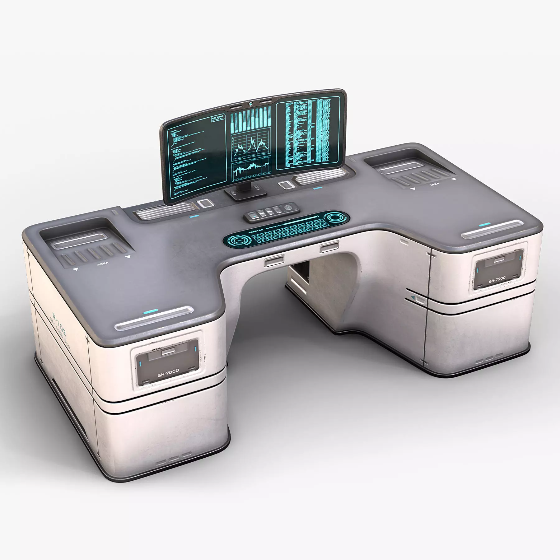 Lab Table 02 3D model_0