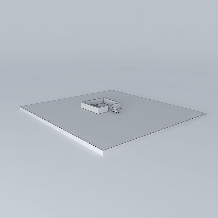 No Odinary Fork lift 2 (sketchyphysics) Free 3D model_4