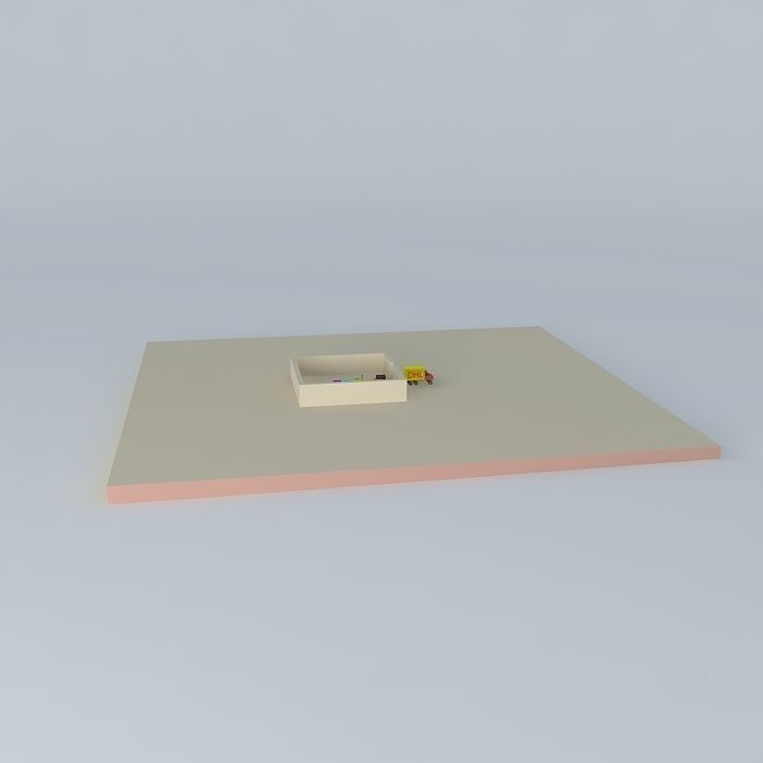 No Odinary Fork lift 2 (sketchyphysics) Free 3D model_2