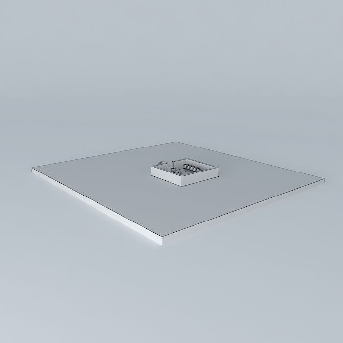 No Odinary Fork lift 2 (sketchyphysics) Free 3D model_3