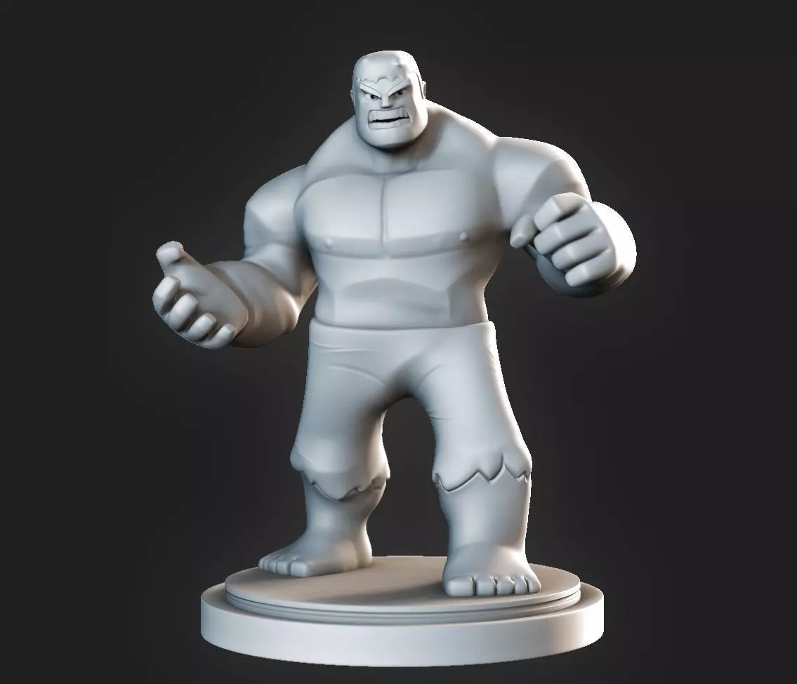 Hulk Fanart Free 3D print model