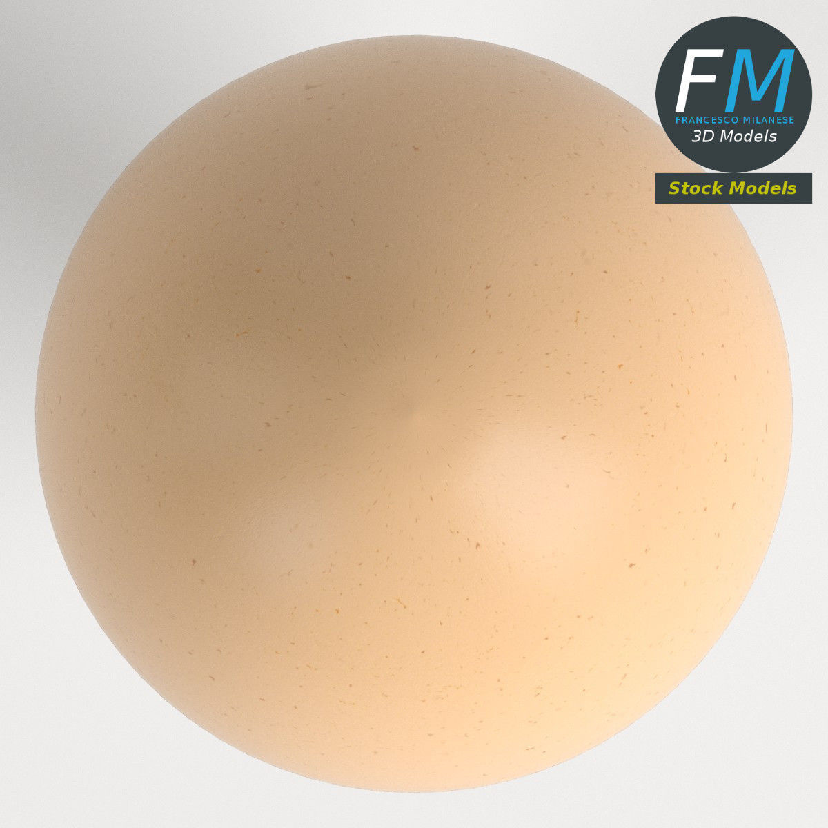 Egg on a holder 3D model_6