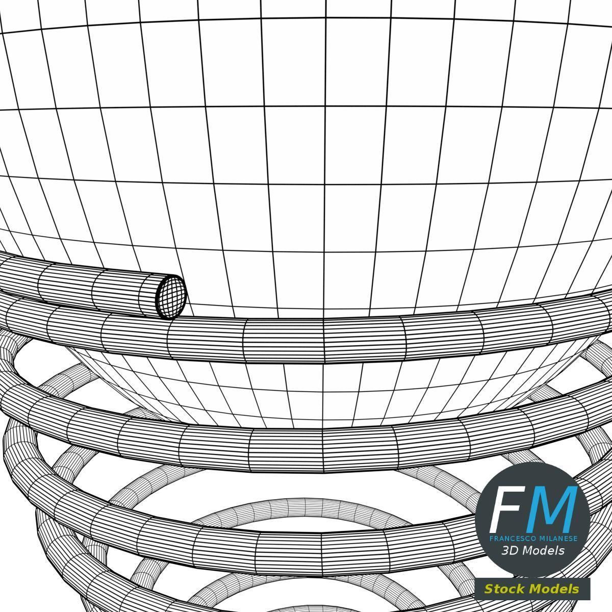Egg on a holder 3D model_8