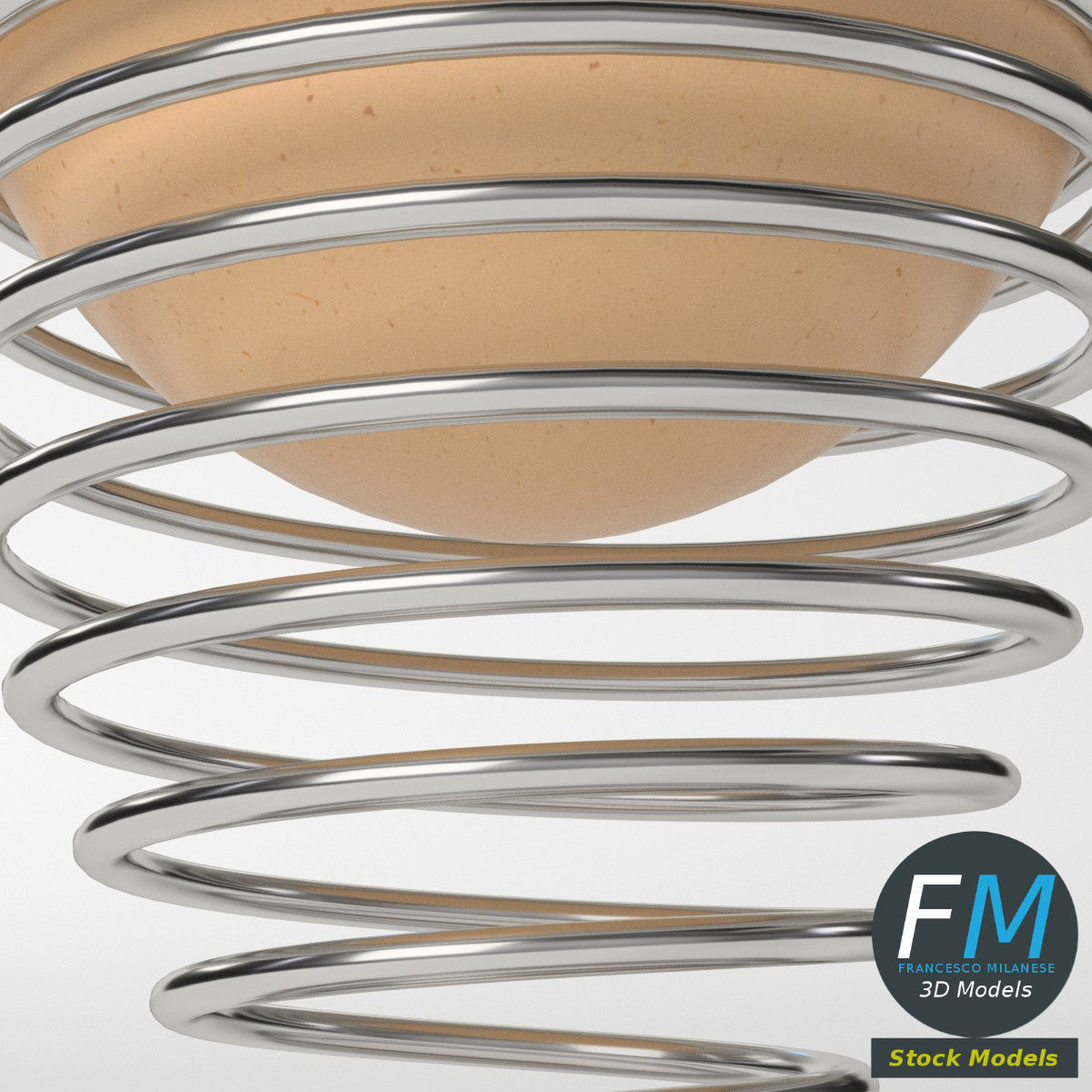 Egg on a holder 3D model_5