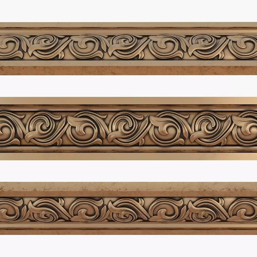 arabian moulding cnc 3D print model_0