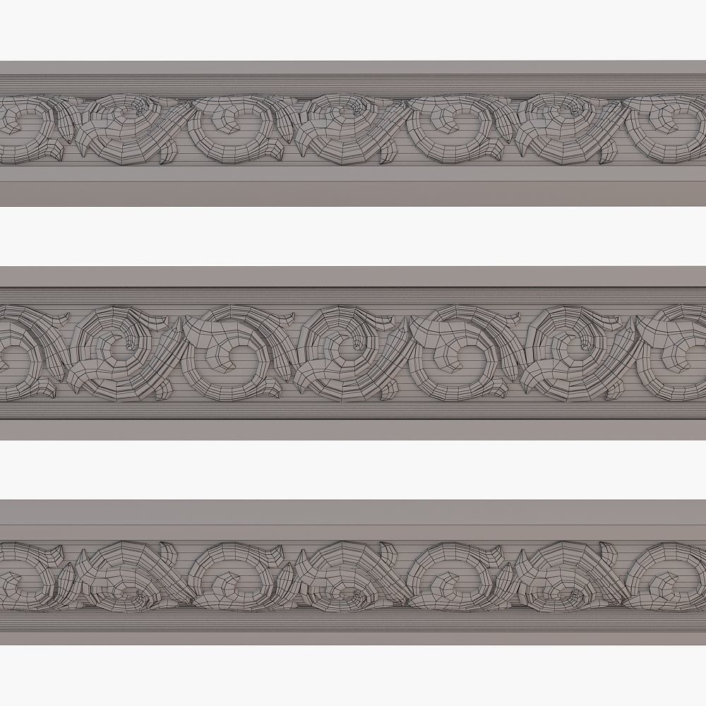 arabian moulding cnc 3D print model_3