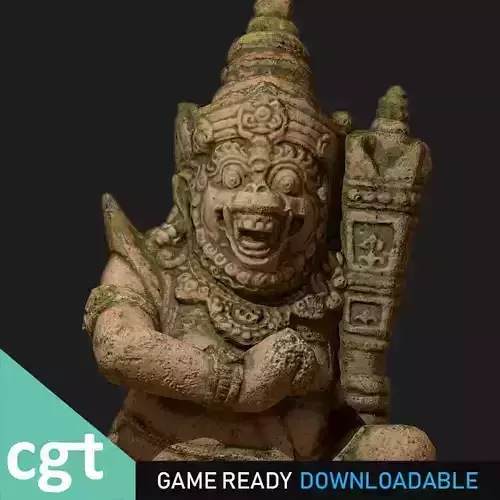 Ancient Statue Game Model