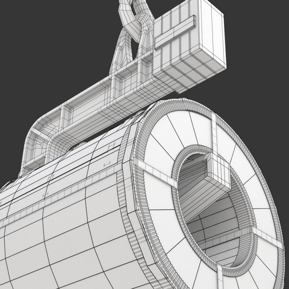 Coil Lifter with Steel Coil 3D model_30