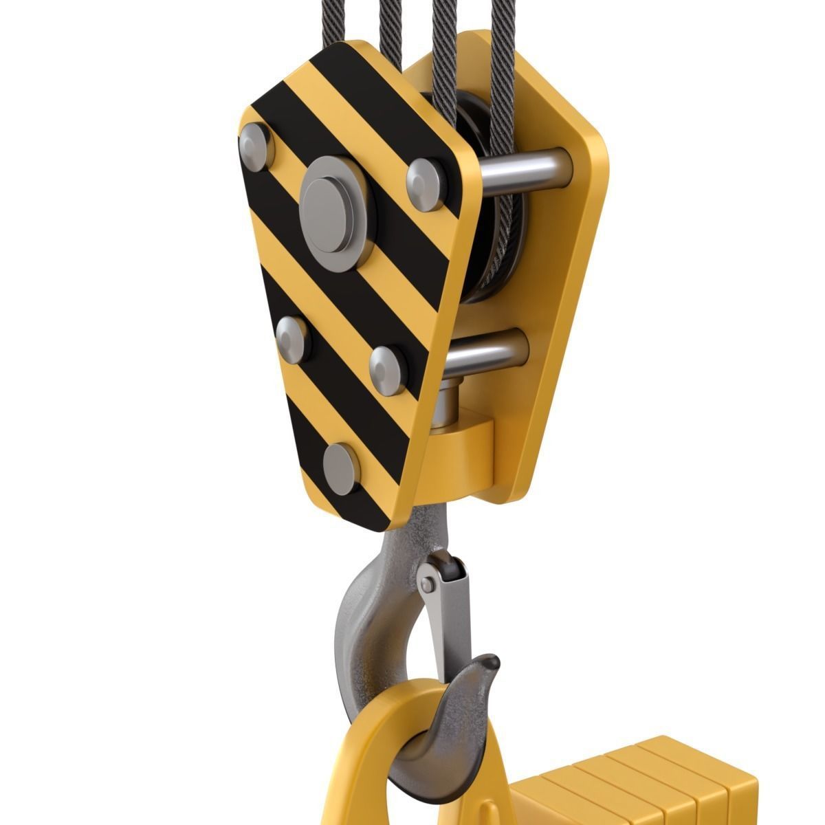 Coil Lifter with Steel Coil 3D model_3