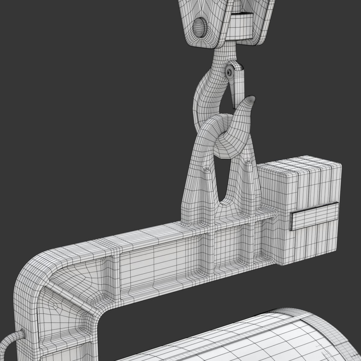 Coil Lifter with Steel Coil 3D model_33
