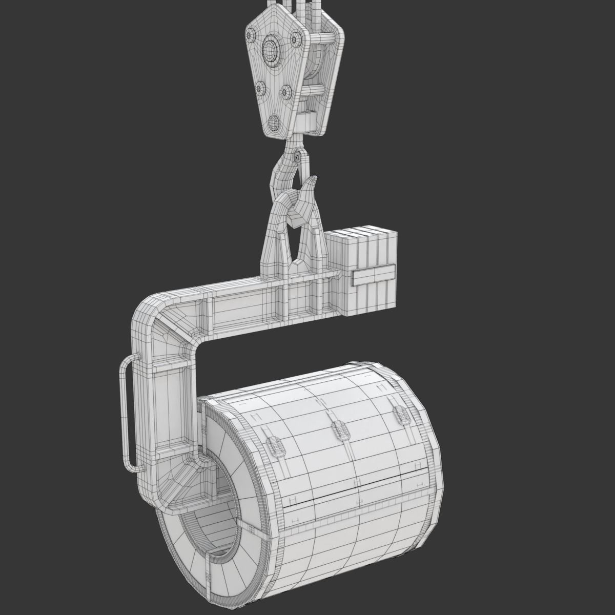 Coil Lifter with Steel Coil 3D model_26