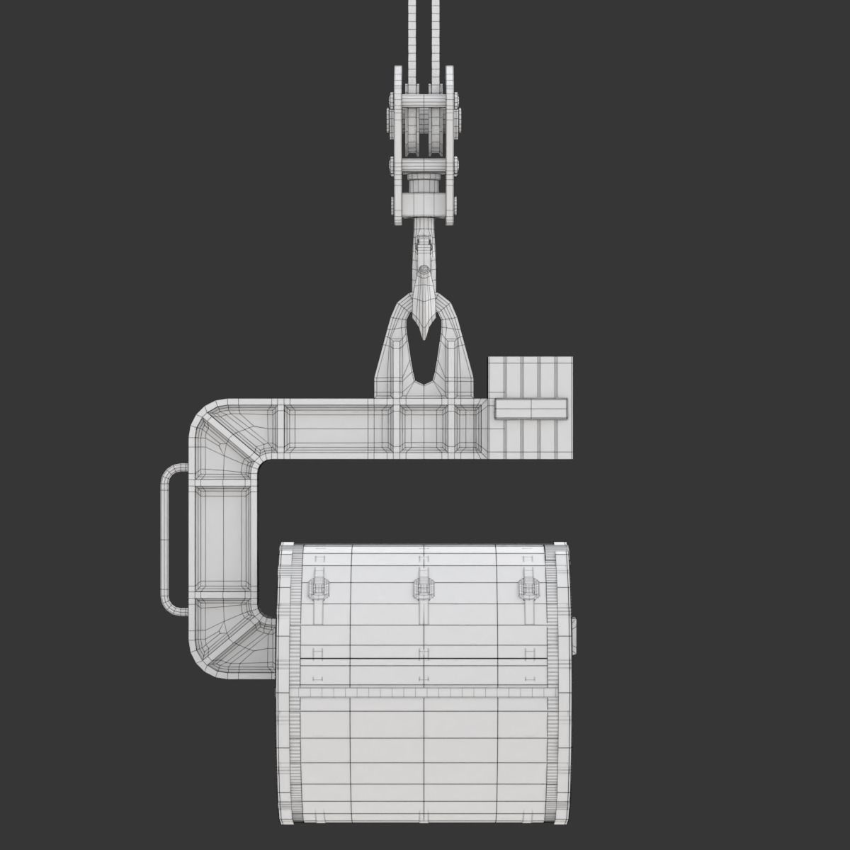 Coil Lifter with Steel Coil 3D model_31